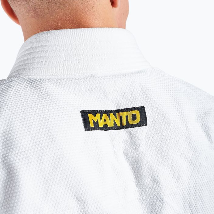 GI pentru jiu-jitsu brazilian MANTO Base 2.0 white 4