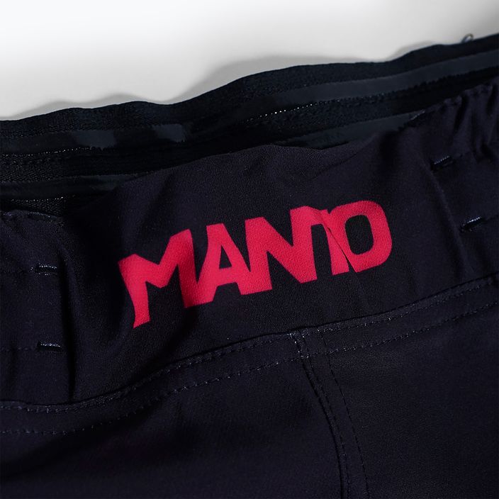 Pantaloni scurți de antrenament pentru bărbați MANTO Leopard black print MNS553 2