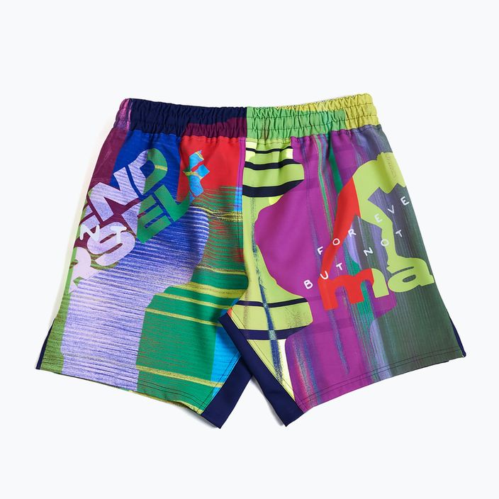 Pantaloni scurți pentru bărbați MANTO Neon Abstract multicolor 2
