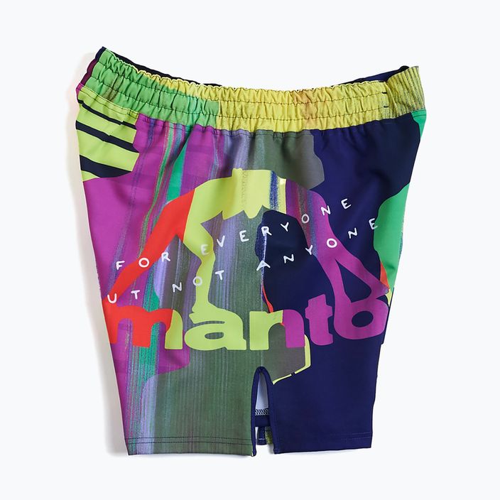 Pantaloni scurți pentru bărbați MANTO Neon Abstract multicolor 3