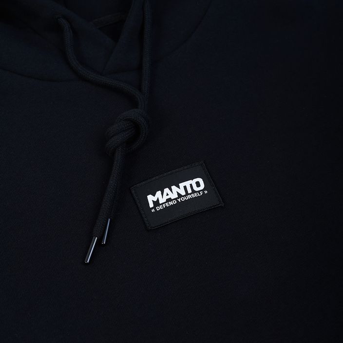 Bluză pentru bărbați MANTO Label Oversize black 3