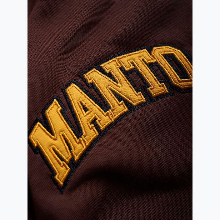 Pantaloni pentru bărbați MANTO Varsity brown 3