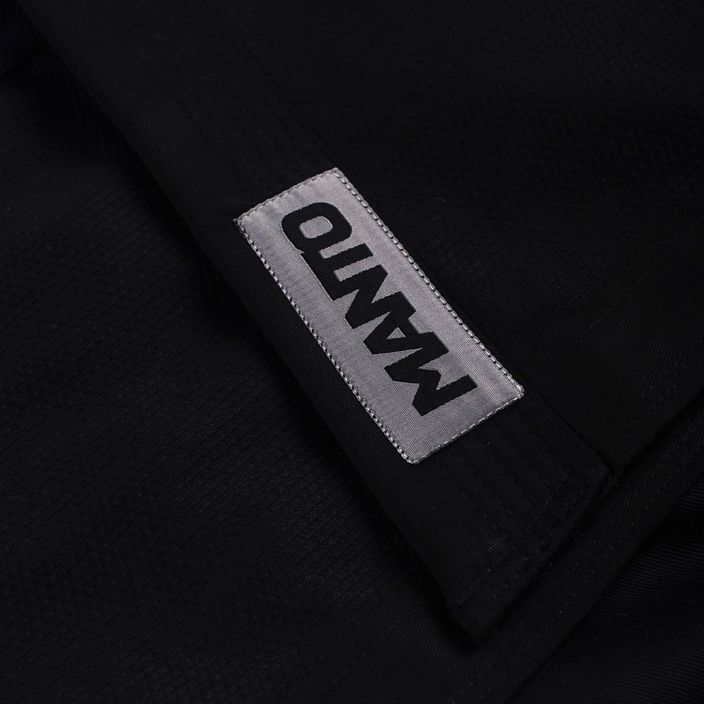 GI pentru BJJ pentru bărbați MANTO X5 BJJ Blackout black 8