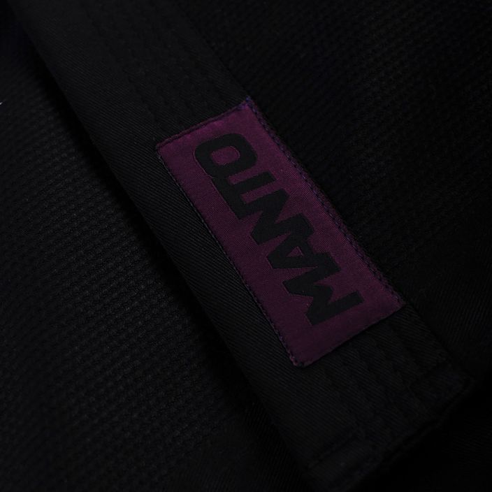 GI pentru BJJ MANTO X5 BJJ black/purple 8