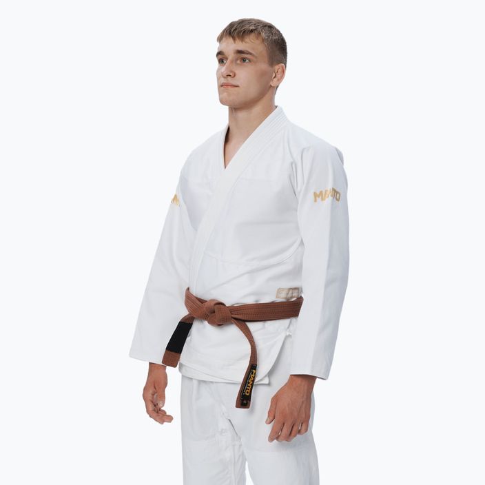 GI pentru BJJ MANTO Rise 2.0 white 2