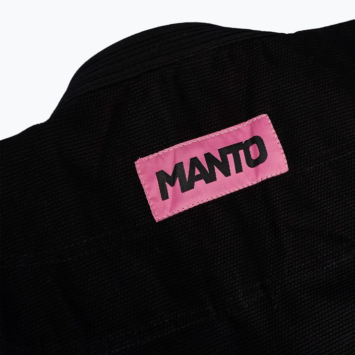 GI pentru BJJ MANTO Rise 2.0 black/pink 3