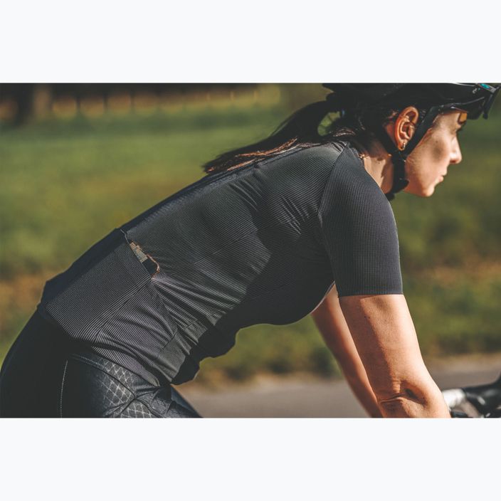 Tricou de ciclism pentru femei Quest Cambridge negru 3