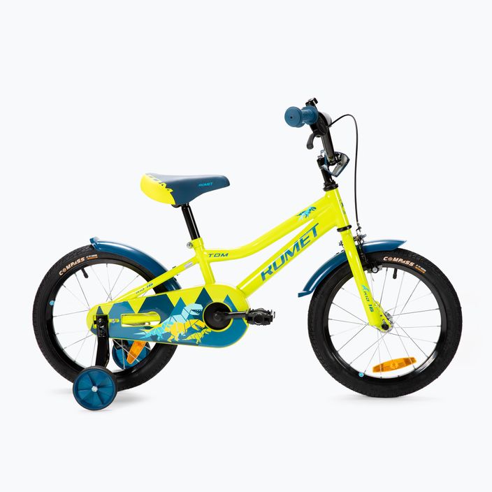 Bicicletă pentru copii Romet Tom 16 galben 2212635