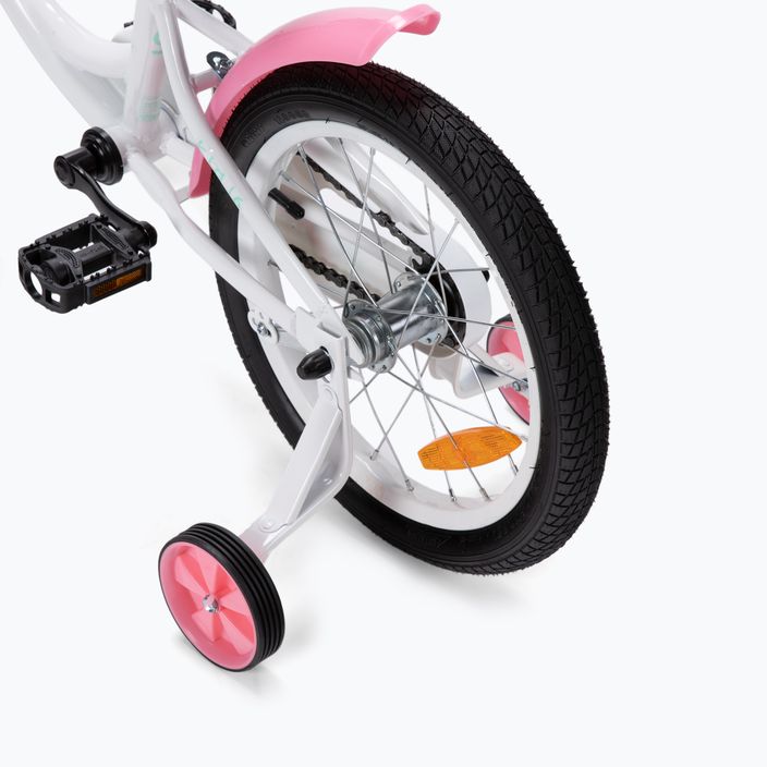 Bicicleta pentru copii Romet Tola 16 alb și roz 3