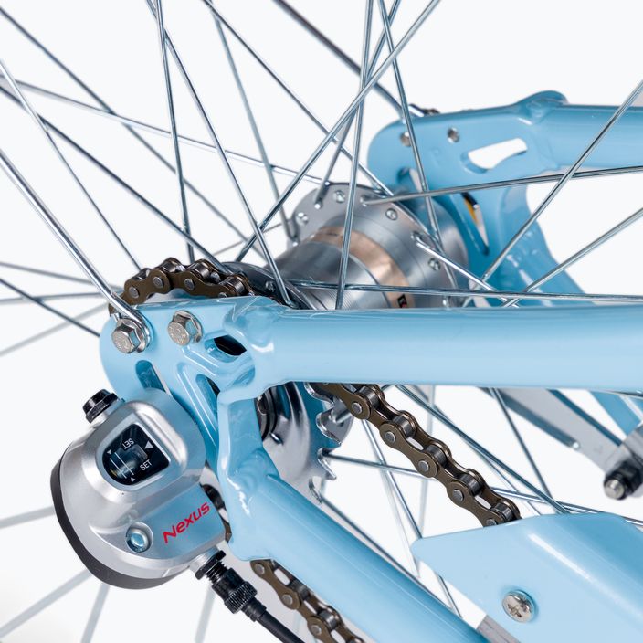 Bicicleta de oraș pentru femei Romet Pop Art 28 Eco albastru 2228553 5