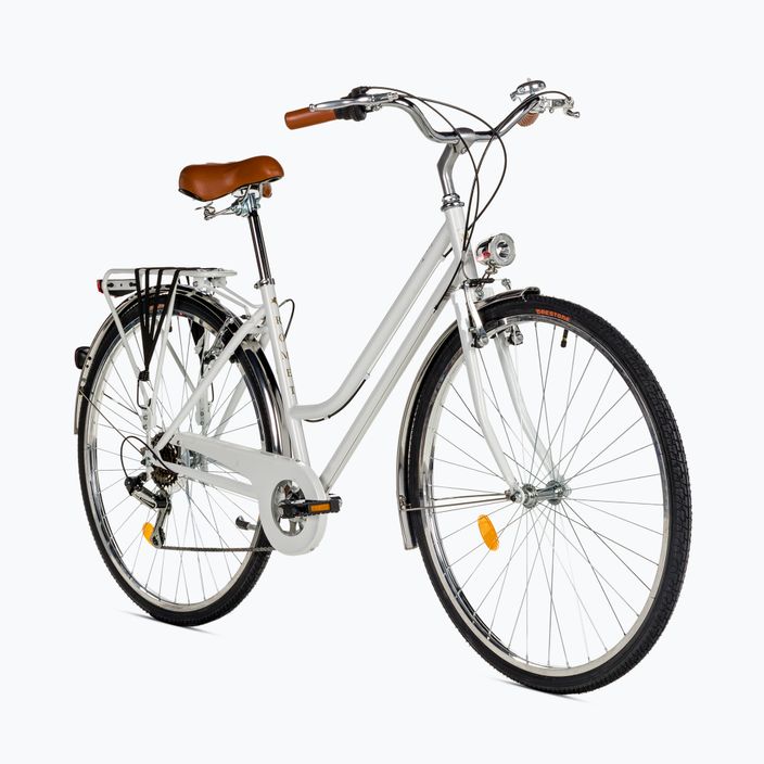 Bicicletă pentru femei Romet Vintage Eco D alb 2228571 2