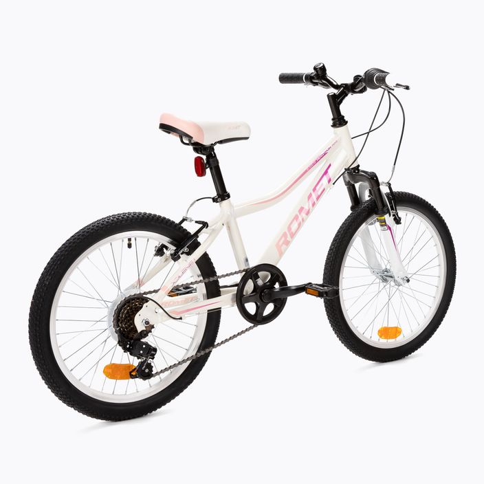Bicicleta pentru copii Romet Jolene 20 Kid 2 alb 2220624 3