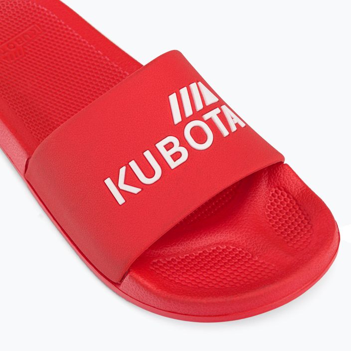 Papuci Kubota Basic roșii KKBB-SS22 7
