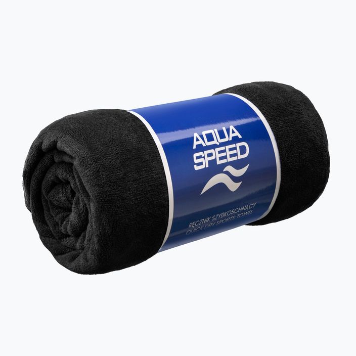 Prosop cu uscare rapidă AQUA-SPEED Dry Soft negru 2