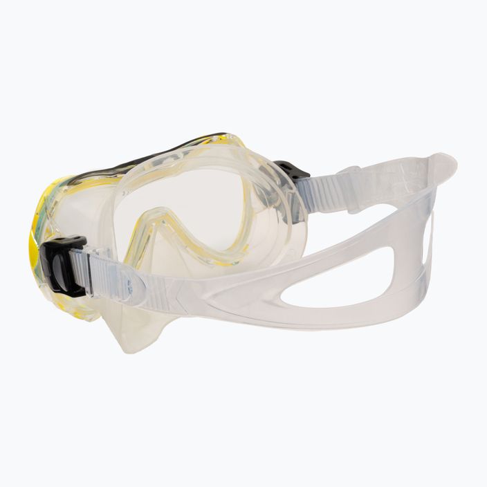 AQUA-SPEED Enzo + Evo set snorkel pentru copii galben 604 4