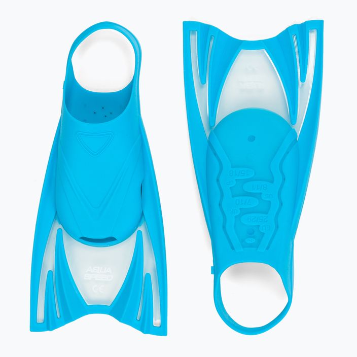 Aripioare de snorkeling pentru copii AQUA-SPEED Frog albastru 520 2