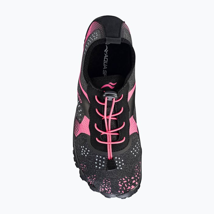 Pantofi de apă pentru femei AQUA-SPEED Nautilus negru-roz 637 13