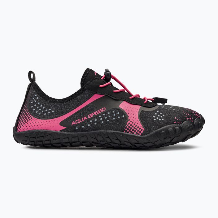 Pantofi de apă pentru femei AQUA-SPEED Nautilus negru-roz 637 2