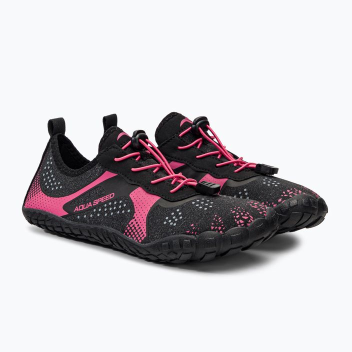 Pantofi de apă pentru femei AQUA-SPEED Nautilus negru-roz 637 4