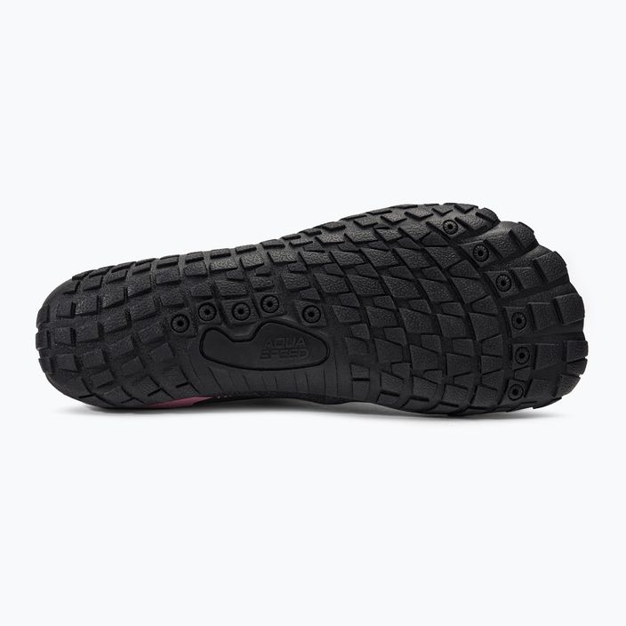 Pantofi de apă pentru femei AQUA-SPEED Nautilus negru-roz 637 5