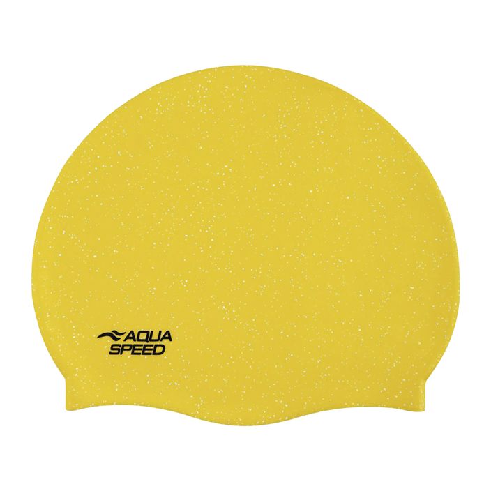 Cască de înot AQUA-SPEED Reco galbenă 2