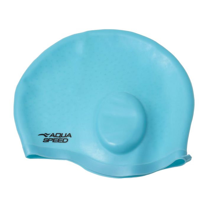 Cască de înot AQUA-SPEED Ear Cap Comfort albastru deschis 2