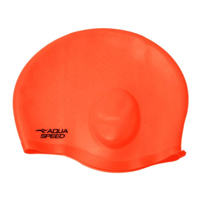 Cască de înot AQUA-SPEED Ear Cap Comfort portocalie 2