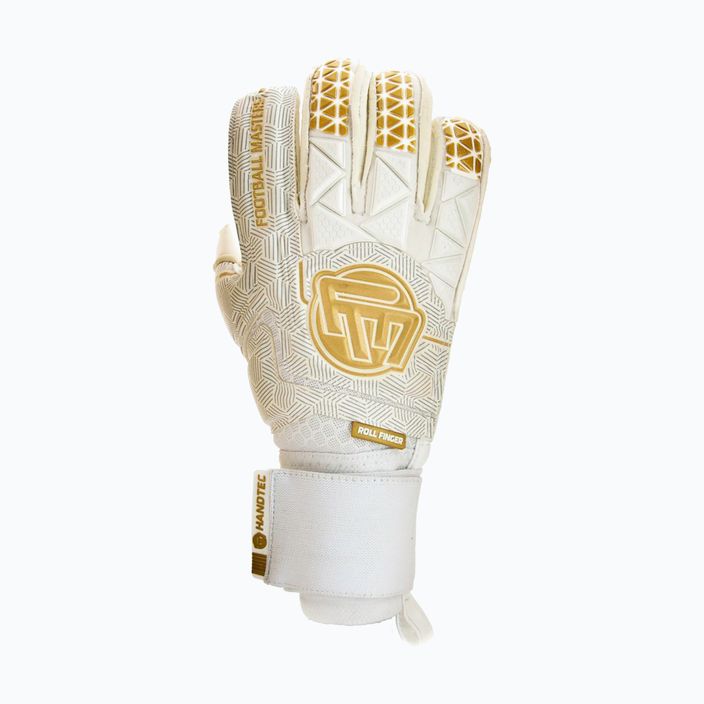 Football Masters Voltage Plus RF v 4.0 mănuși de portar alb și auriu 1172-4 5