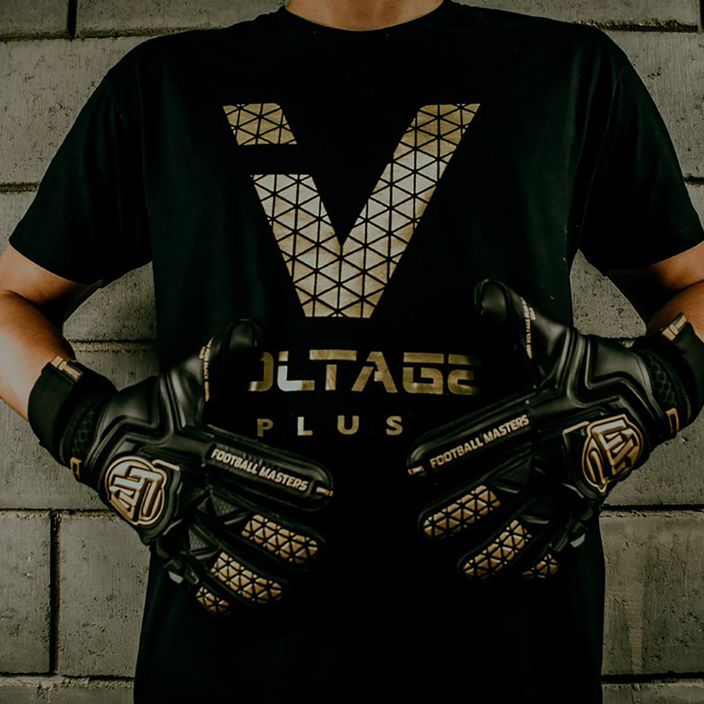 Football Masters Voltage Plus NC v 4.0 mănuși de portar pentru copii negru 1190-3 8