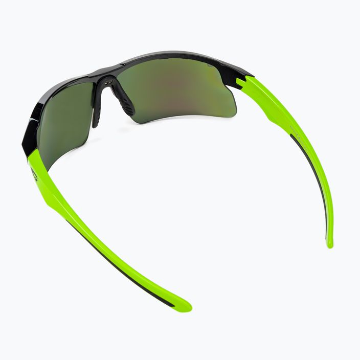 Ochelari de ciclism GOG Faun negru / verde / verde policromat E579-3 3