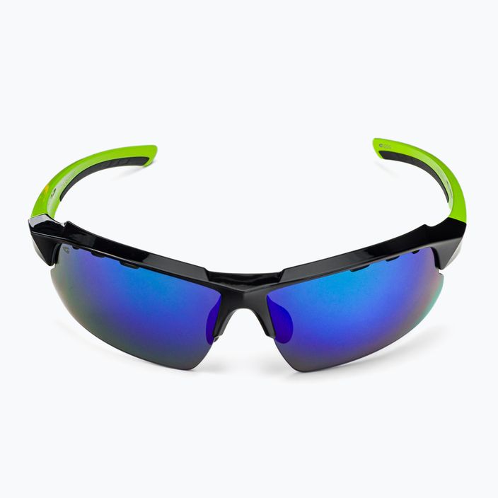 Ochelari de ciclism GOG Faun negru / verde / verde policromat E579-3 4