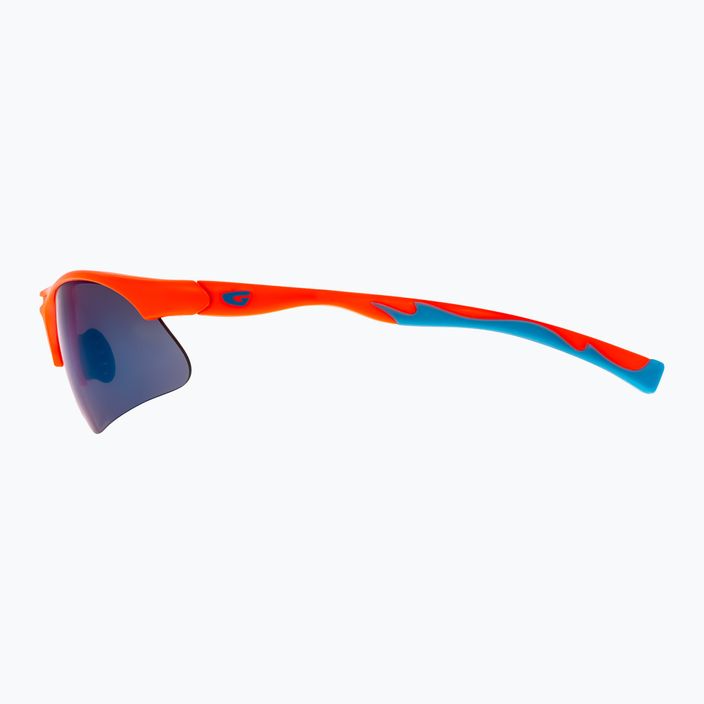 Ochelari de ciclism pentru copii GOG Balami mat neon portocaliu / albastru / albastru oglindă E993-3 7