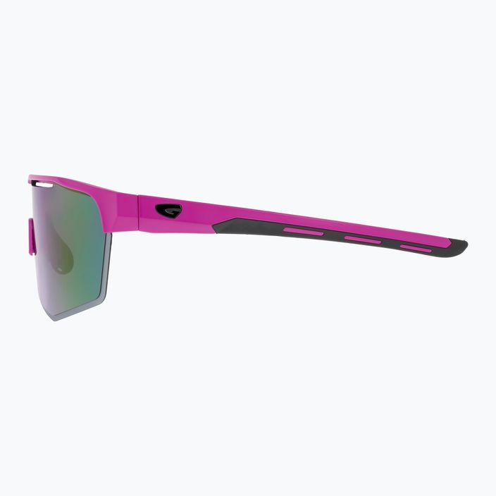 Ochelari de ciclism GOG Athena roz neon mat / negru / alb-albastru policromat E508-3 7