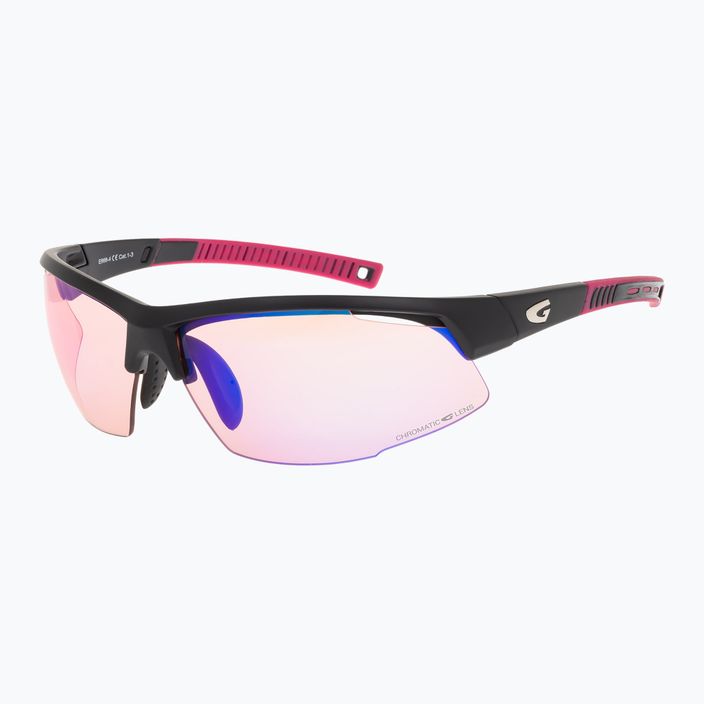 Ochelari de soare GOG Falcon C matt black/pink/polychromatic blue 5