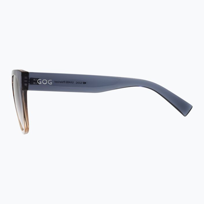 Ochelari de soare pentru femei GOG Hazel fashion cristal gri / maro / gradient fumuriu E808-2P 8