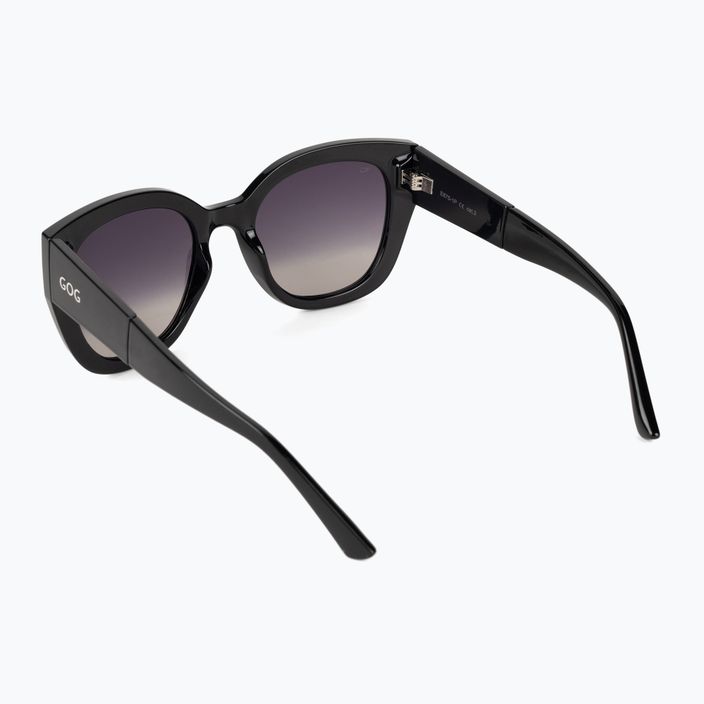 Ochelari de soare pentru femei GOG Claire fashion negru / gradient smoke E875-1P 2