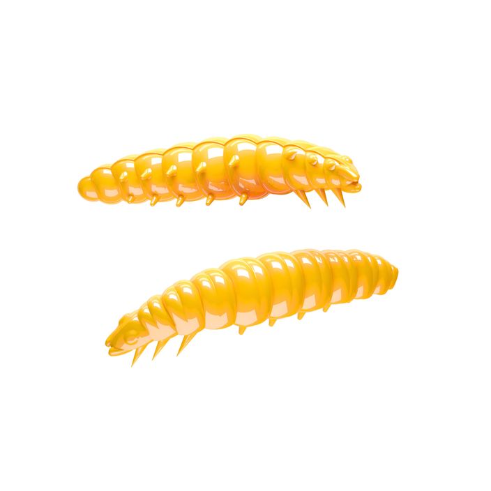 Libra Lures Larva Krill Larva Krill galben închis LARVAK momeală de cauciuc 2