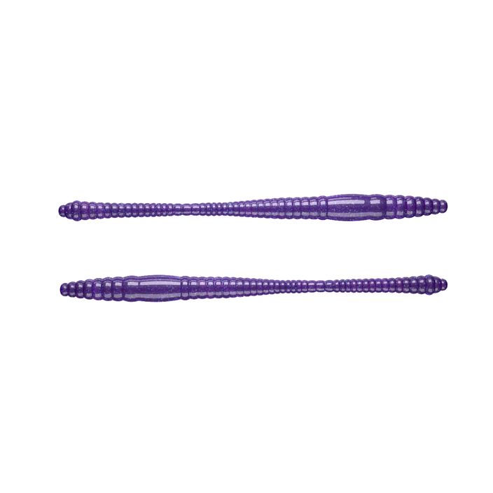 Libra Lures Dying Worm Ser Purple cu sclipici DYINGWORMS 2