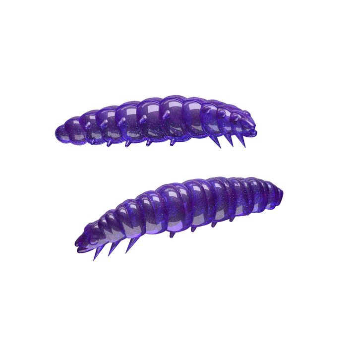 Libra Lures Larva Krill violet cu sclipici LARVAK 2