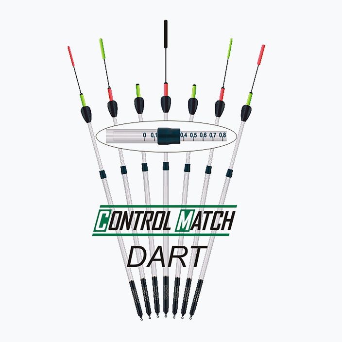 Calusso Control Match cu Dart alb 1024-06 waggler float alb 1024-06