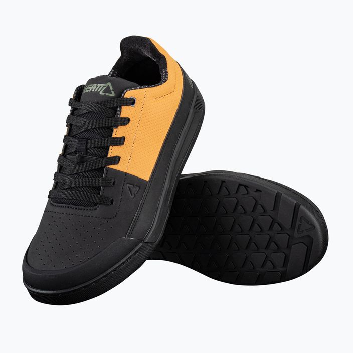 Pantofi de ciclism cu platformă pentru bărbați Leatt 2.0 Flat negru/maro 3023049055 10