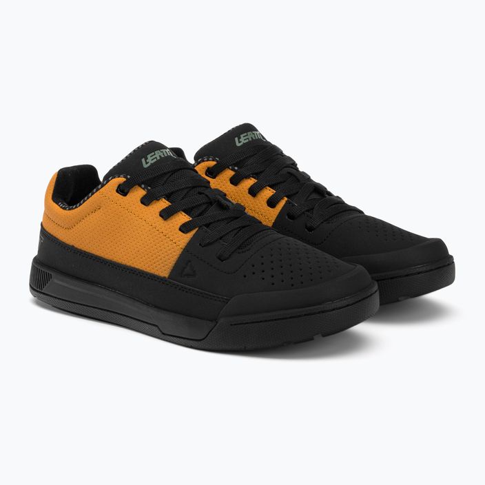 Pantofi de ciclism cu platformă pentru bărbați Leatt 2.0 Flat negru/maro 3023049055 3