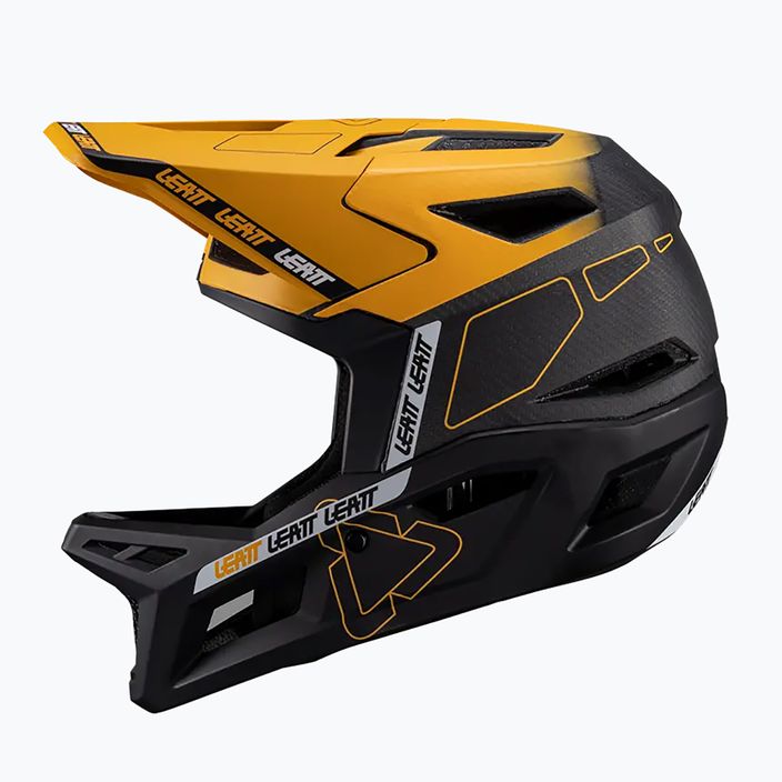 Cască de ciclism Leatt MTB Gravity 6.0 Carbon V24 gold 3