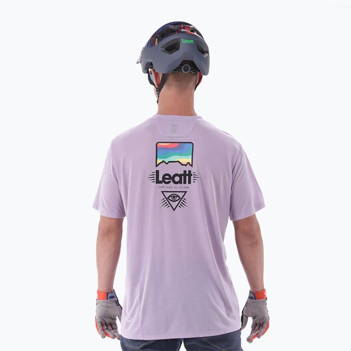Tricou de ciclism pentru bărbați Leatt MTB Gravity 1.0 lavender 2