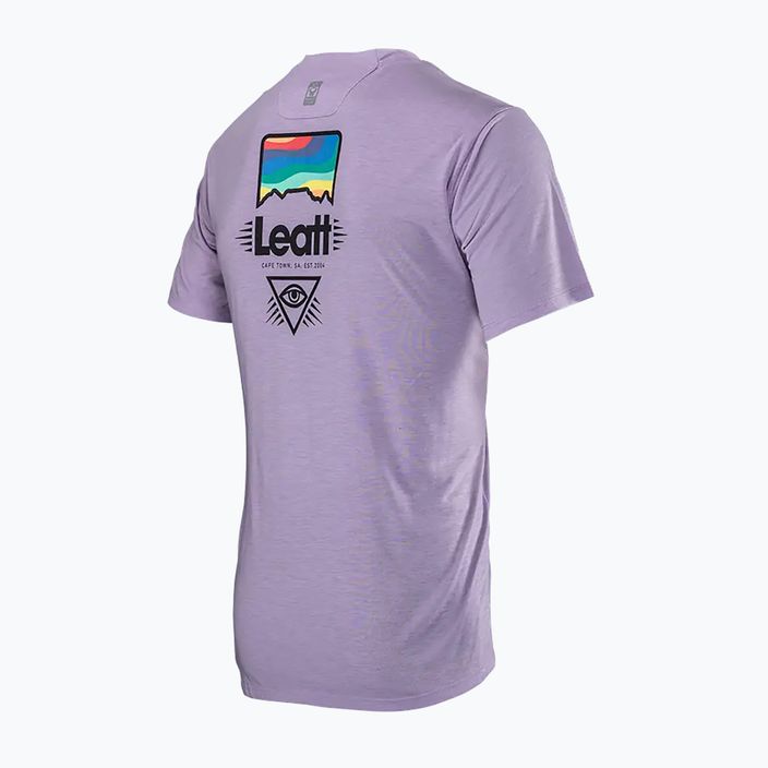 Tricou de ciclism pentru bărbați Leatt MTB Gravity 1.0 lavender 4