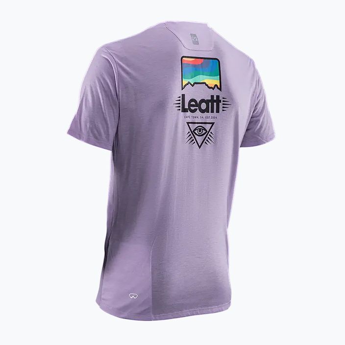 Tricou de ciclism pentru bărbați Leatt MTB Gravity 1.0 lavender 5