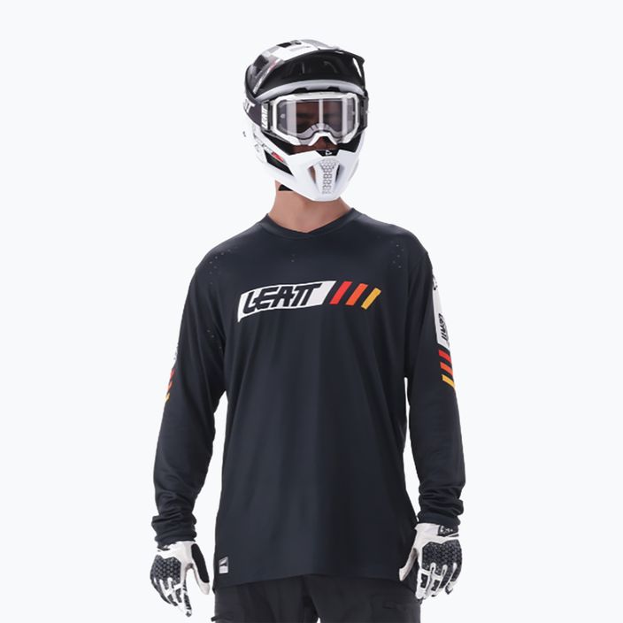 Bărbați Leatt MTB Enduro 4.0 de ciclism cu mânecă lungă negru