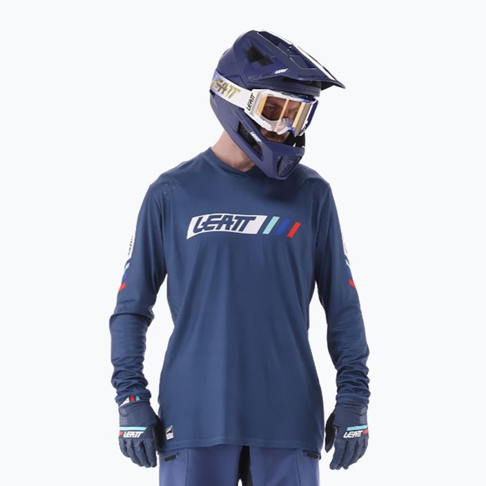 Bărbați Leatt MTB Enduro 4.0 denim de ciclism cu mânecă lungă pentru bărbați