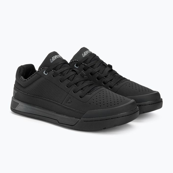 Pantofi de ciclism pentru bărbați Leatt 2.0 Flat stealth platformă stealth pentru bărbați 4