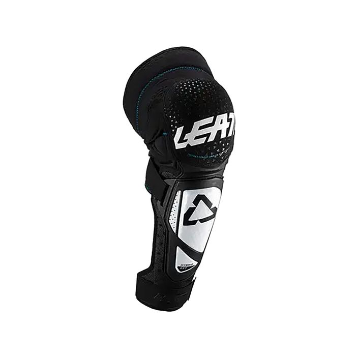 Apărători pentru genunchi și tibie Leatt 3DF Hybrid EXT alb-negre 5019410190 2